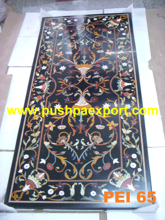 Black Marble Table Top